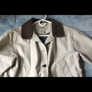 LL Bean Beige Cotton Women’s Jacket
